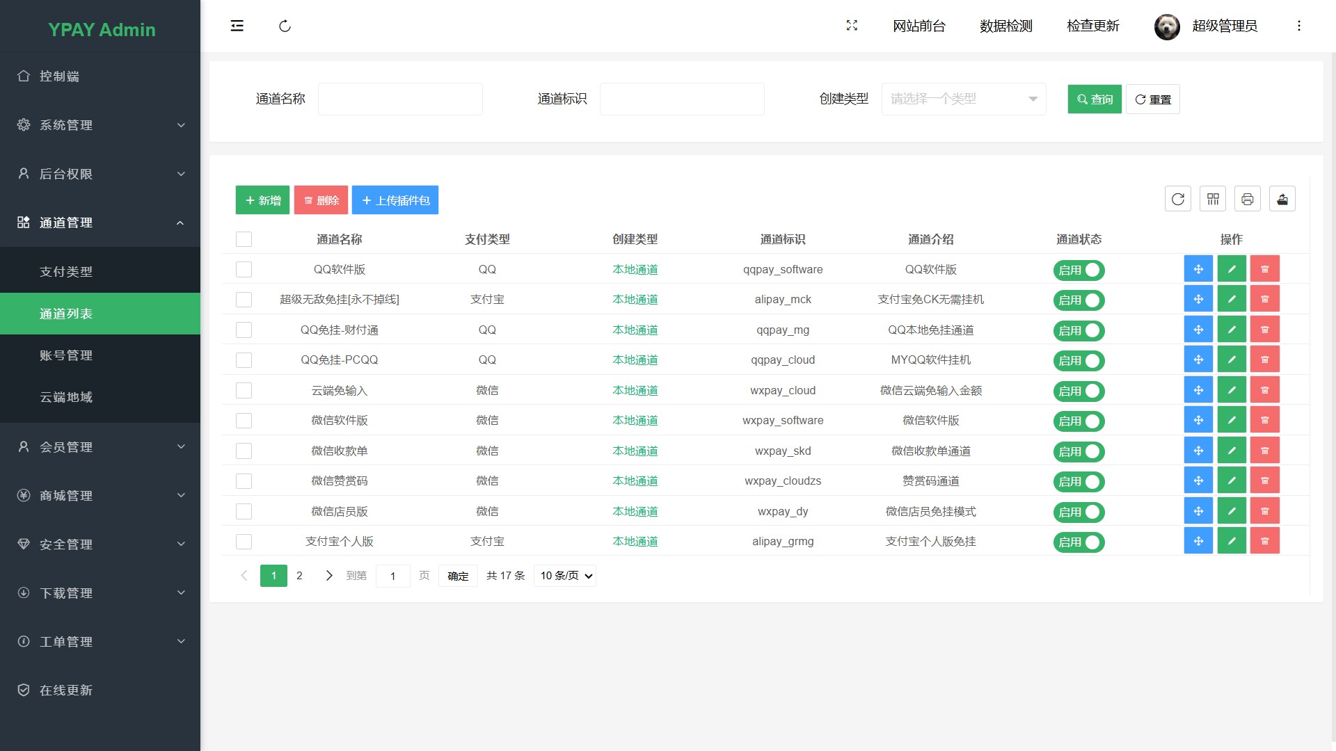 个人免签支付系统 超稳Ypay源v7+源v1.9.8全开源源码(图7)